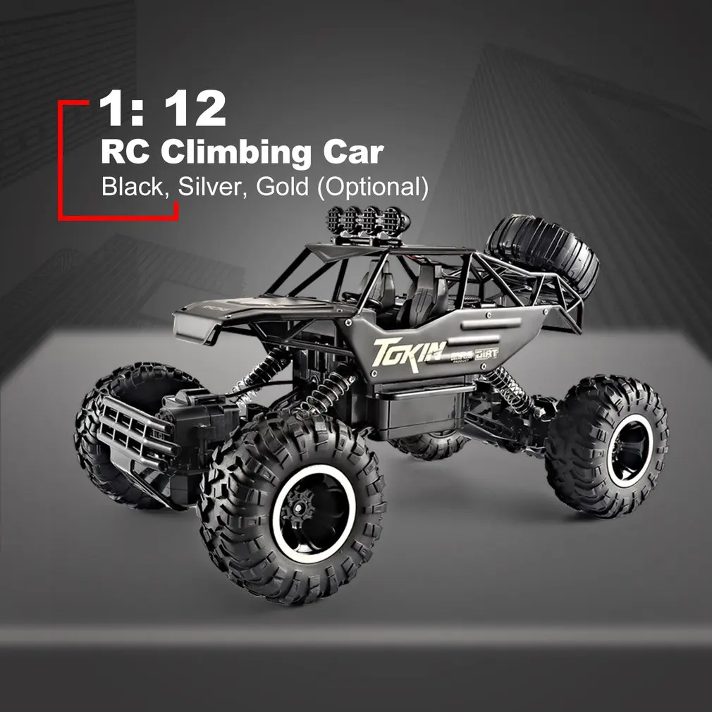 

Genuine 1:12 2.4GHz 4WD RC Car Off-Road Buggy Alloy Material High Speed RC Climbing Car Remote Control Toys Gift for Kids