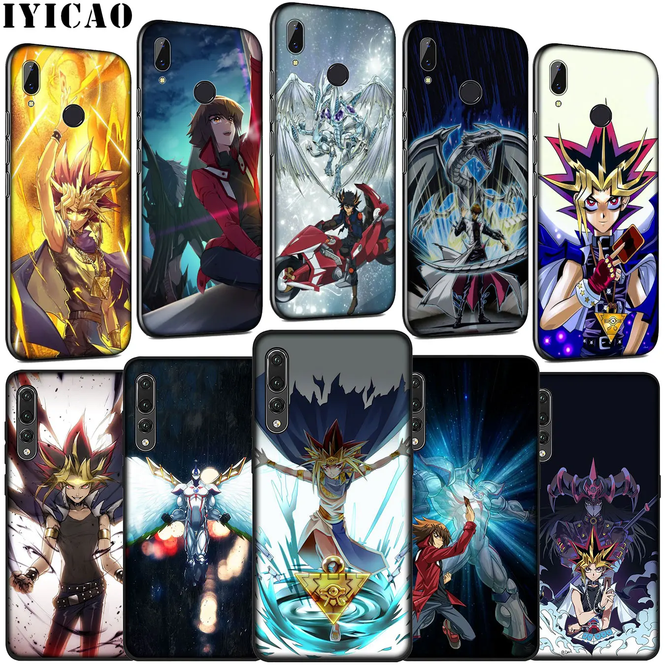 

IYICAO Yu gi oh Anime Soft Silicone Cover Case for Huawei P30 P20 Pro P10 P9 Lite Mini 2017 2016 P Smart Z Plus 2019