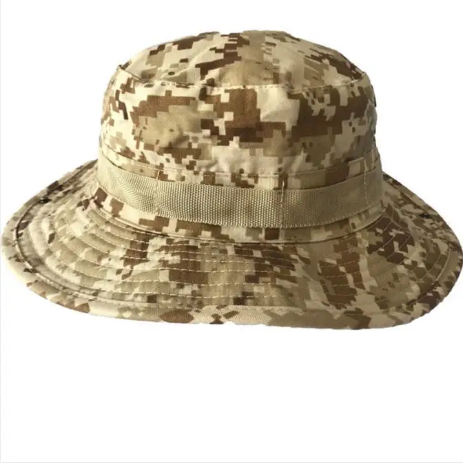 Армейская военная шапка тактическая камуфляжная шляпа для пеших прогулок кемпинга охоты рыбалки повседневная мужская и женская кепка-козырек Benni cap s - Цвет: Desert Digitl