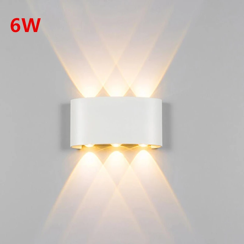 wall lights interior LED wall lamp Aluminum Waterproof outdoor wall lights for Porch/Garden /Bathroom light led luminaire 2W/4W/6W/8W/10W /12W sconce light fixture