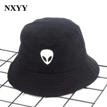 NXYY унисекс Bob cap s хип-хоп Мужская шляпа-Панама женская однотонная Чужеродная Панама Кепка пляжная Солнцезащитная модная Рыбалка Boonie harajuku Ulzzang