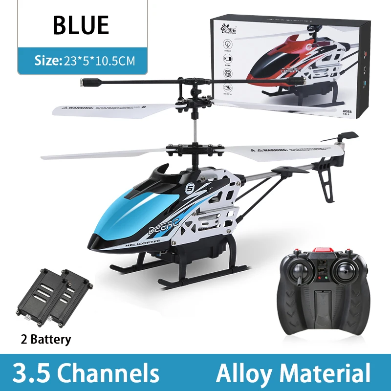 remote control helicopter for adults DEERC RC Helicopter 2.4G Aircraft 3.5CH 4.5CH RC Plane With Led Light Anti-collision Durable Alloy Toys For Beginner Kids Boys top RC Helicopters RC Helicopters