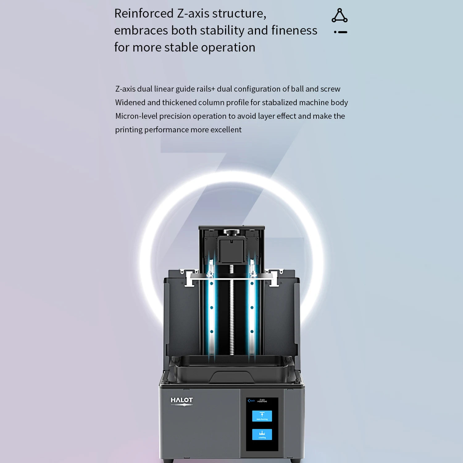 Creality HALOT-SKY 3D Printer UV Photocuring LCD Resin 3D Printer 8.9'' 4K Monochrome LCD AI Brain WiFi-APP Control OTA Online carbon fiber 3d printer