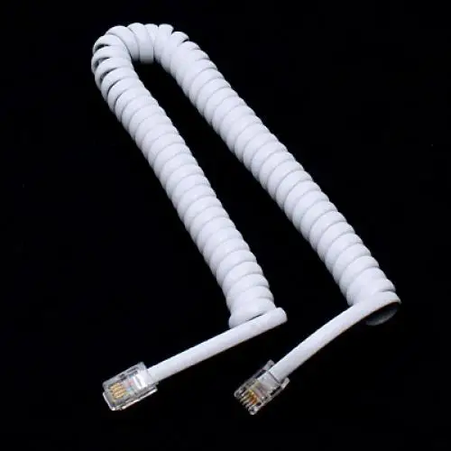 1.75Meters RJ11 4C Telephone Extension Cable Phone Cord Lead Connect Line