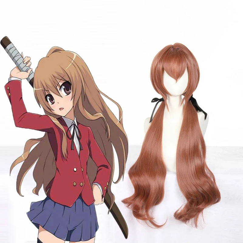 Аниме Toradora Косплей парики школьная форма айсаки тайки Косплей термостойкие искусственные волосы для париков Хэллоуин парик для костюмированной вечеринки