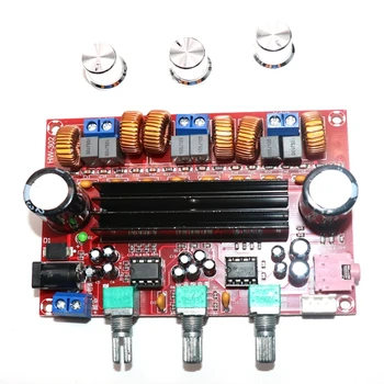 

100W 12V-24V wide voltage 2.1 Amplifier Board Tpa3116d2 Audio Subwoofer Digital Channel Circuit Sound 100 Watt Tpa 3116 Xh-M139