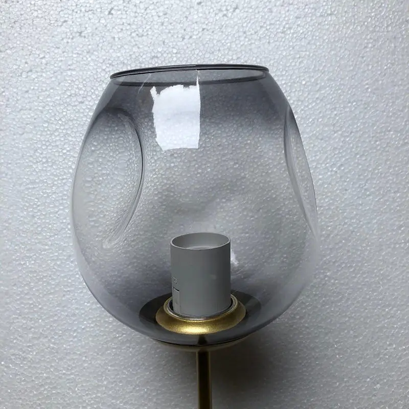 Glass Lamp Shade Replacement for Pendant Lamp Transparent Replacement Glass Globes Cover or Lampshades for Ceiling Wall Lights