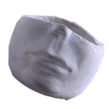 

1pc Funny Exquisite Delicate Durable Face Design Flower Pot Desktop Flowerpot Tabletop Flowerpot for Inside Indoor Home