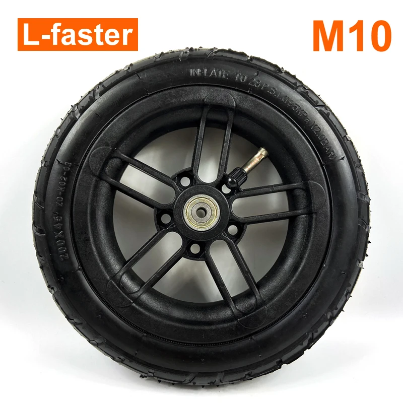 wheel M10 Пневматическая шина 210x35, нейлоновая ступица, подходит для M8 или M6, ось 8 дюймов, пневматическое колесо для электрического скутера, Замена 8 дюймовых надувных колес - Цвет: wheel M10