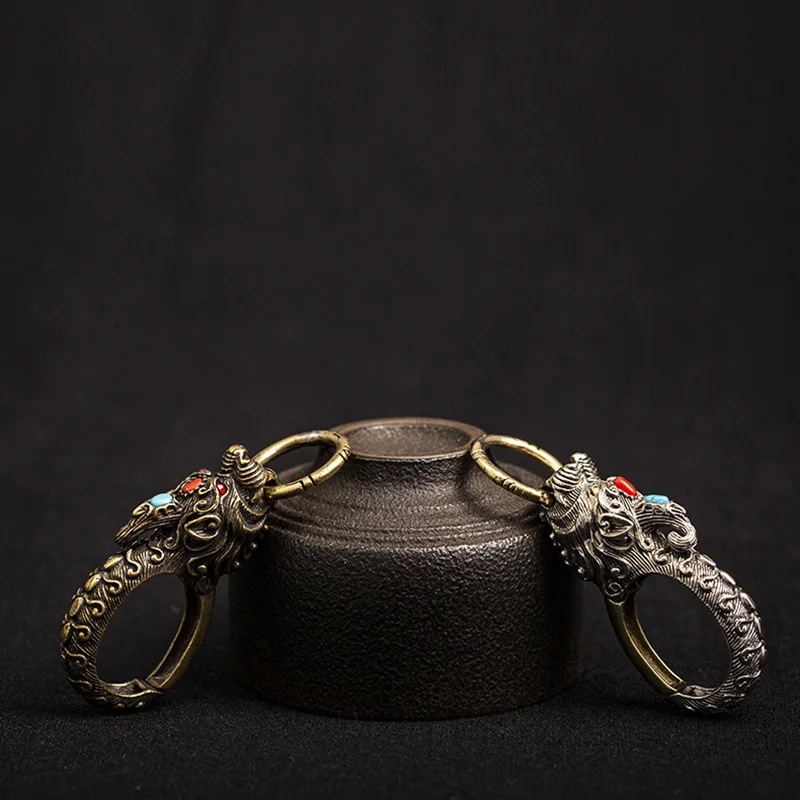 dragon brass key chain (9)