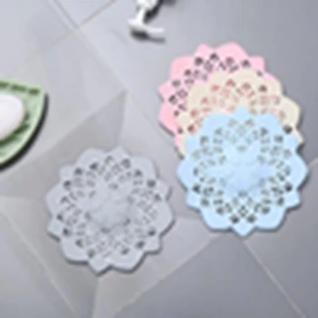

Sink Drain Strainer Hair Catchers Rubber Shower Bathtub Floor Filter Water Stopper Silicone Bathroom Kitchen Cute Deodorant Plug