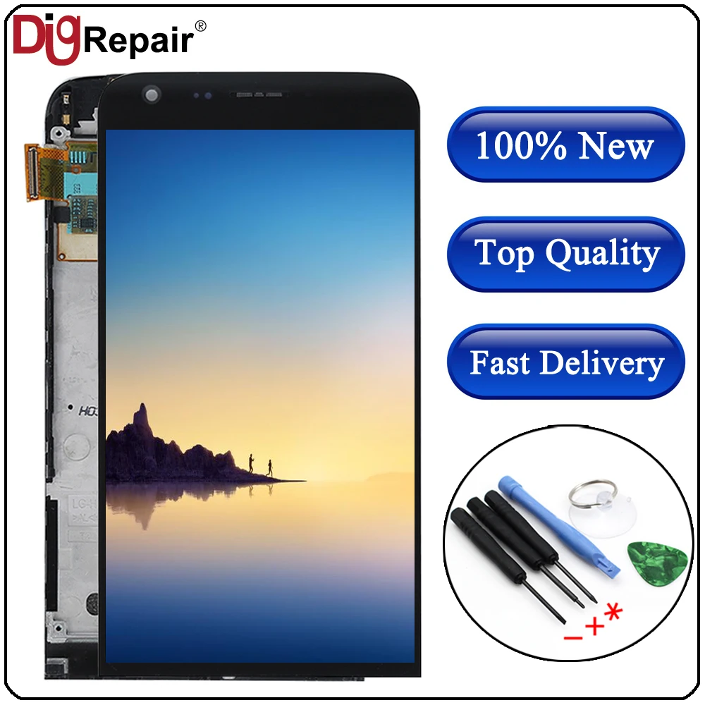 

For LG G5 lcd H830 H840 H850 H868 LCD Display Touch Screen Digitizer With Frame Assembly Replacements Parts For LG G5 Display