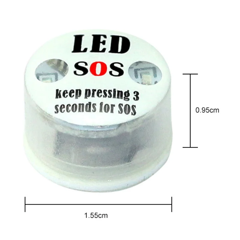 AISPORT Camping LED Light Small Portable Waterproof Battery Operated SOS Signal Lighting Tool Outdoor Climbing Accessories