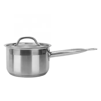 

SSA-1811B 180x105mm Composite Bottom Stainless Steel Cooking Pot Kitchen Single Handle Saucepan