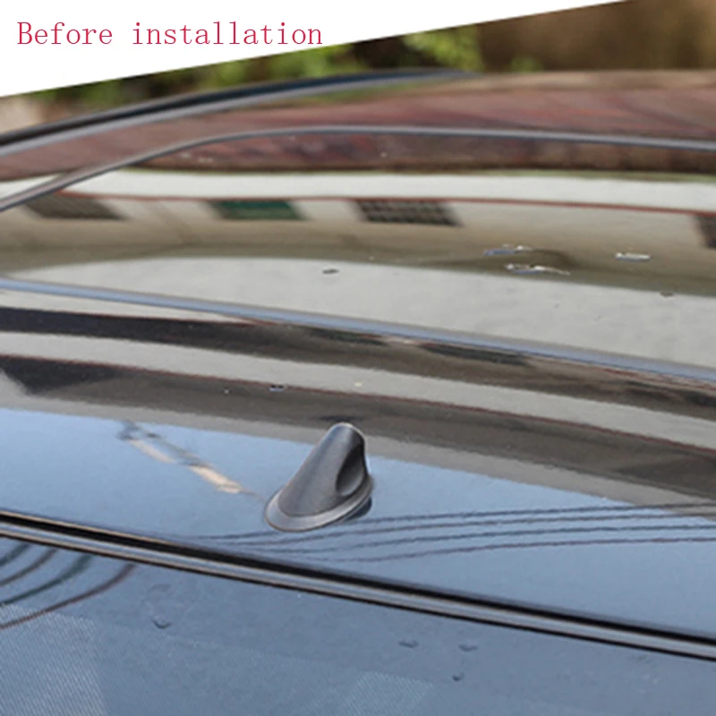 Короткая антенна из углеродного волокна изящная черная для радиоприемника