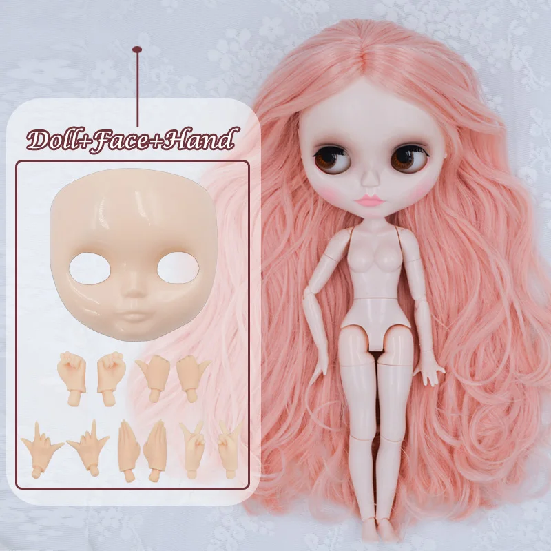 Neo Blyth кукла на заказ, NBL блестящее лицо, 1/6 OB24 BJD, шарнирная кукла на заказ, куклы Blyth для девочки, подарок для коллекции FHYM - Цвет: FHYM22