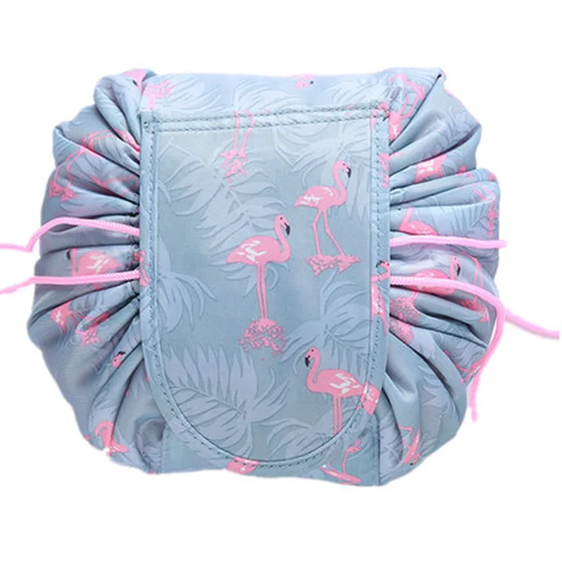 

2020 Organizer Make Cosmetic Bag Case Storage Pouch Toiletry Beauty Kit Box Women Drawstring Travel Cosmetic Bag Makeup Bag