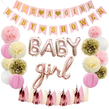 

Letter Balloon Set Baby Shower Decor Balloons Boy Girl Gender Reveal Decoration Birthday Baby #Shower Party Decoration SHJ