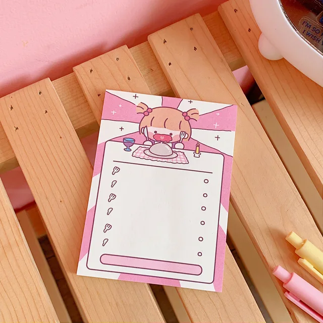 Sticky Note Simple Plan This Student Daily Notebook Time Management Learning Clocking Schedule Week Planner Memo Pads Office Tag K12