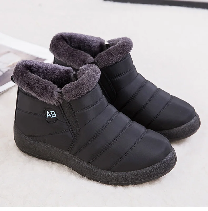 Women Boots 2021 Fashion Waterproof Snow Boots For Winter Shoes Women Casual Lightweight Ankle Botas Mujer Warm Winter Boots