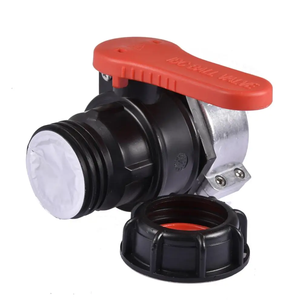 75mm IBC Hose Nozzle Tap Cap Chemical Barrel Valve Acid and Alkali Resistant Ton Barrel Ball Valve High Quality