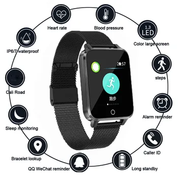 

Smart Band Color Screen IP68 Waterproof Watch with Heart Rate Monitor Bluetooth Bracelet Men Women Smart Watch Fitness Watches