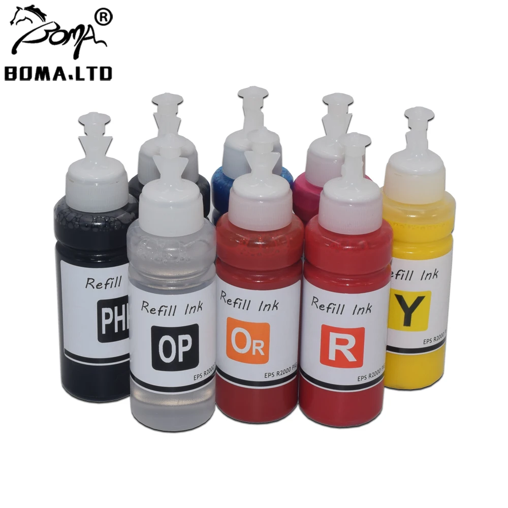 

BOMA.LTD 100ml P400 P405 P407 T324 T312 T327 Pigment Ink For EPSON SureColor SC-P400 R2000 T3240-T3249 T3120-T3129 T3270-T3279