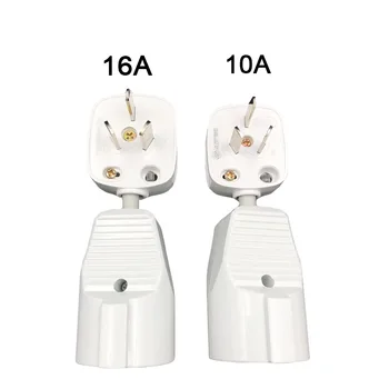 Power Adapter Cord AU CN 10/16A Plug Male to EU Socket Female Power Extension Cable For Electric Appliance Plug Adapter