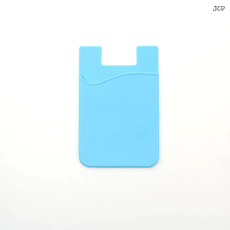 Double Pocket Silicone Phone & Card Holder Sticker - Set of 2
