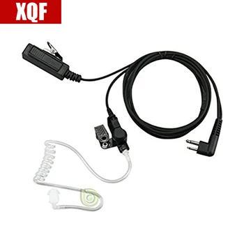 

XQF 10PCS 2 Pin Covert Acoustic Tube Earpiece Headset Mic for Motorola Radio Security Door Supervisor