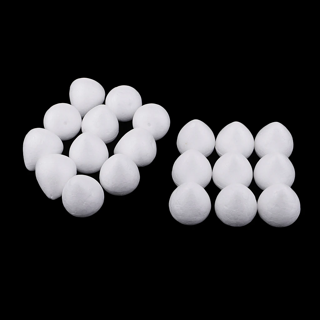 20x White Small Foam Craft Styrofoam Balls DIY Christmas Wedding Party Decor