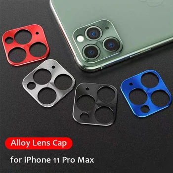 

100pcs Camera Lens Protective Film for smartphone 11 Pro Max Metal Camera Len Protector Cover for Phone 11 Pro Max Camera Cover