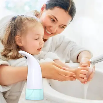 

Bathroom Shower Shampoo Lotion Container Portable 250ML Bathroom Automatic Foam Soap Dispenser Morden Creative Wall Mount