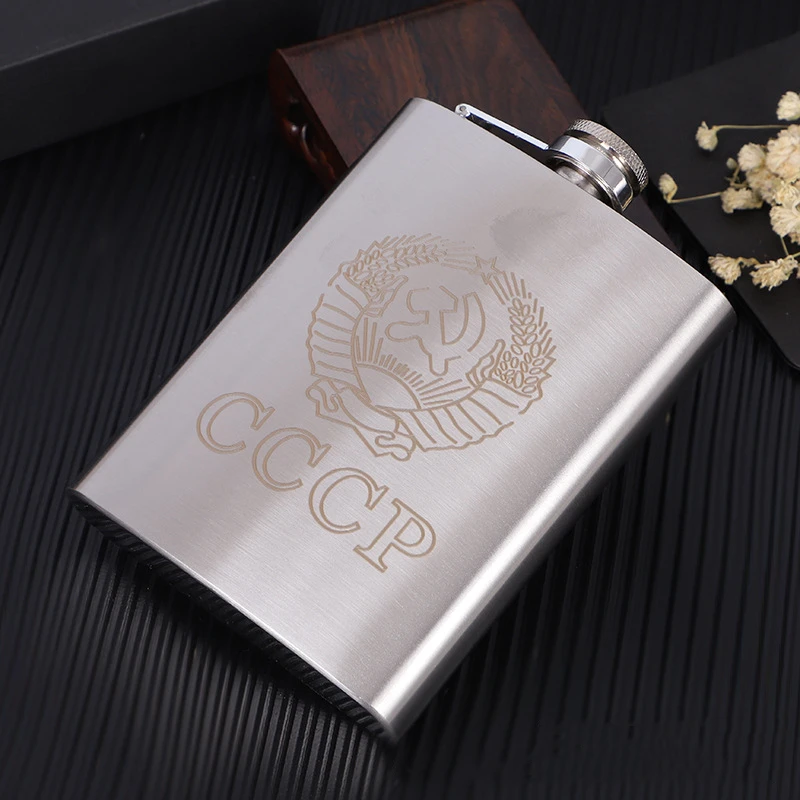 4 8 18 38 48 64 88 108 128 178 OZ Stainless Steel Hip Flask Liquor Whisky Portable Pocket Flasks Alcohol Bottle with Belt Case