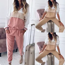 Женский спортивный костюм, толстовка, штаны, комплекты, спортивная одежда с длинным рукавом, повседневный костюм, комплекты для спортзала, упражнений, бега, одежда 1205