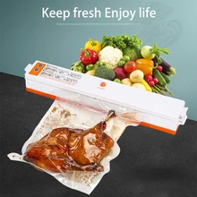 Главная Полноавтоматическое питание вакуумная упаковочная машина бытовой вакуумный упаковщик 220V 15pcs разъемные Еи Вакуумные пакеты Бесплатно Предоставленные