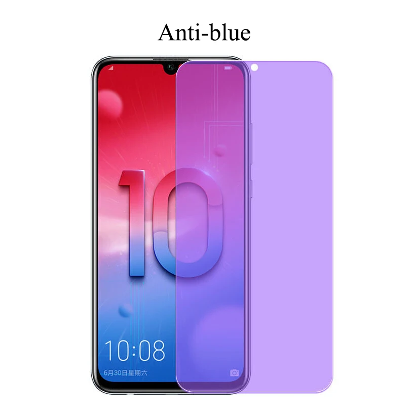 Защитная пленка для экрана телефона для huawei Honor 10 lite 10i, закаленное стекло с защитой от синего отпечатков пальцев, матовая защитная пленка 9H