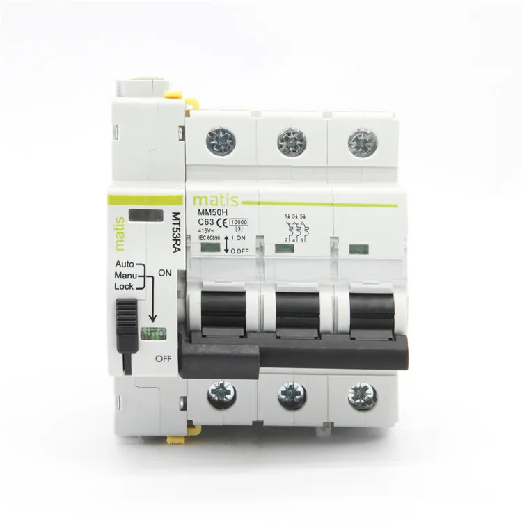 Matismart MT53RA 3P MCB 63A reloser для смарт-отеля