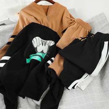 

Heliar Women Sets Two Pieces Outfits Waist Cartoons Jackets And Pants Pajama Zipper Fly Sets Women Sets 2020 Summer