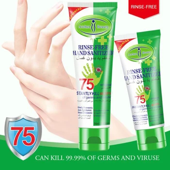 

50ml Antibacterial Disinfection 75% Alcohol Hand Sanitizer Gel Antiseptic Moisturizing Alcohol No Washing Portable Hand Soap