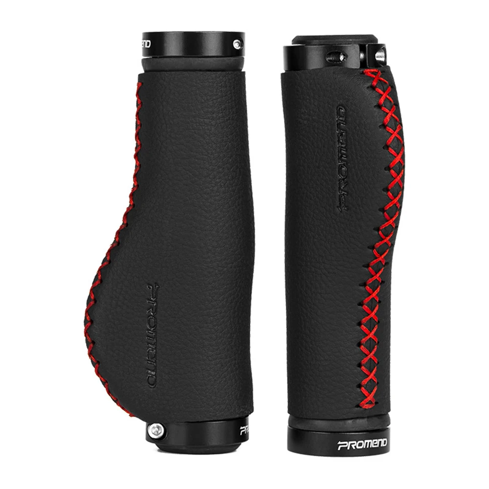 

PROMEND fiber leather mountain bike bicycle handlebar cover handle non-slip handle grip lock rod end bicycle accessories