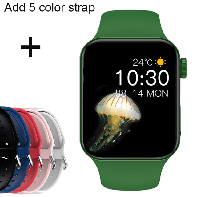 IWO Series 7 Smartwatch Smart Watch Body Temperature 44 MM Waterproof Smart Watches Men Women Gift For Android IOS +Box