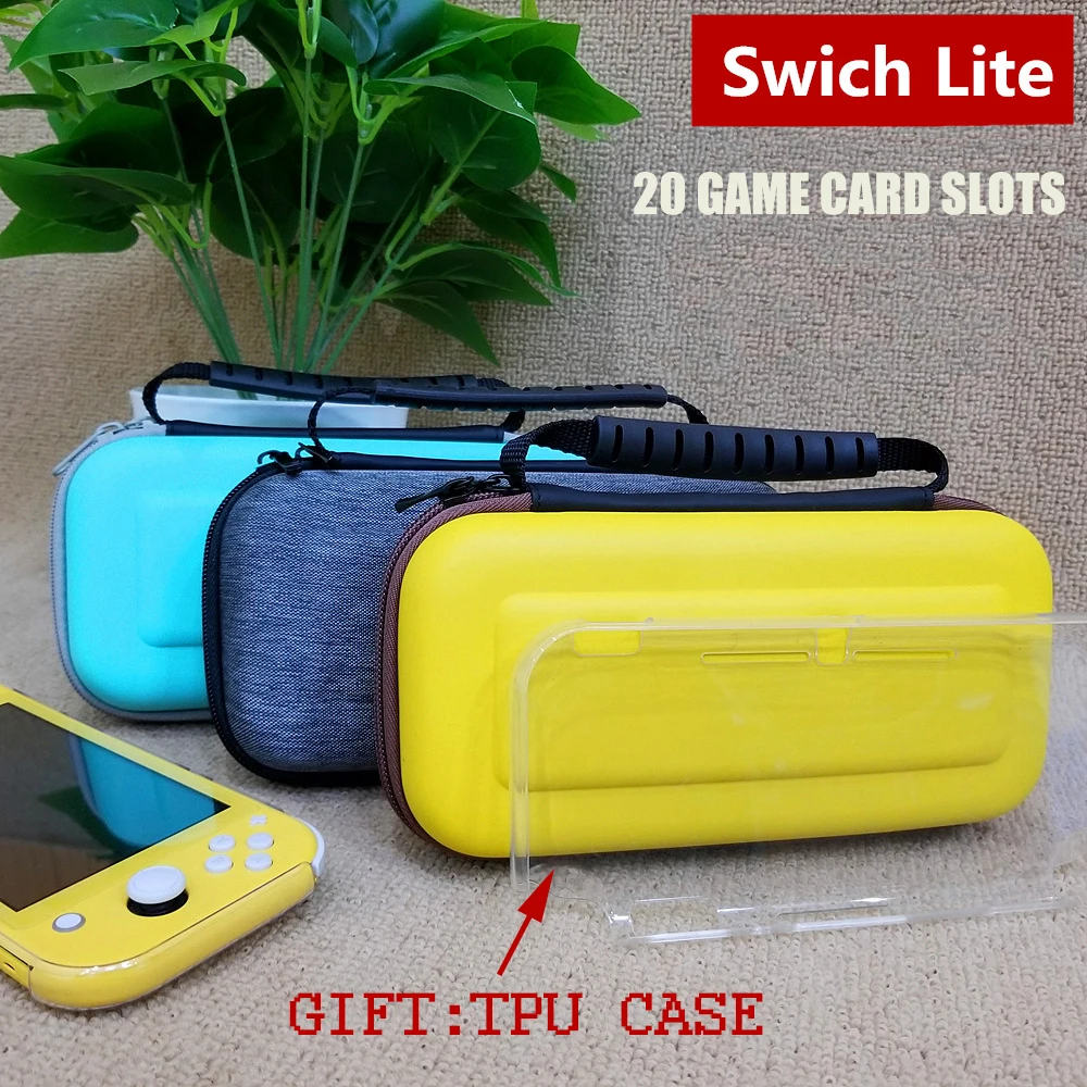 Rend switch lite сумка для хранения для nintendo switch lite для переключателя мини-Протектор Чехол 20 слотов для игровых карт и ТПУ чехол в подарок