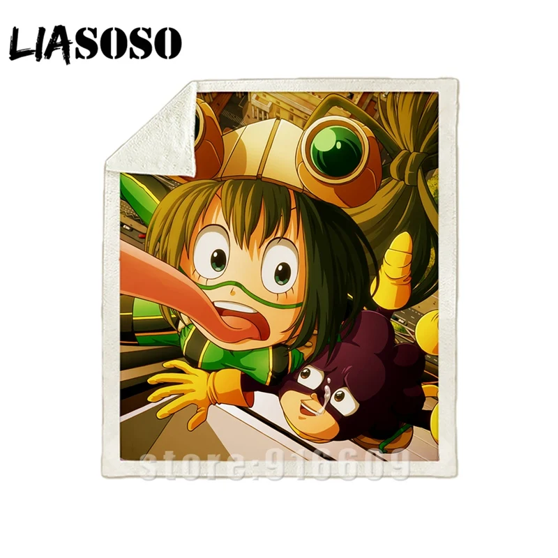 Диван-кровать с рисунком dj My hero Academy Boku no hero офис Harajuku набивное Одеяло-покрывало для путешествий одеяло квилт для софы A30