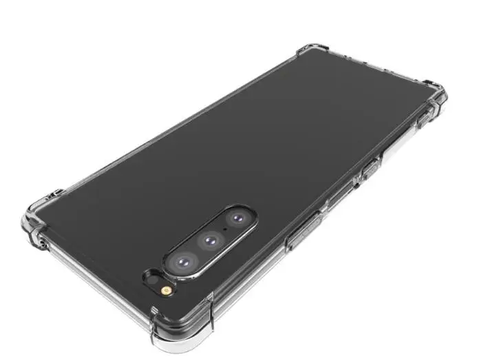 Чехол для sony Xperia 5+ прозрачное закалённое стекло Мягкий ТПУ гелевый силиконовый защитный чехол для телефона