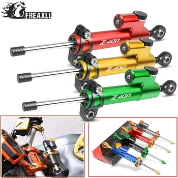 

Moto CNC Motorcycle Steering Damper Stabilizer Linear Reversed Safety Control Over For KAWASAKI Z400 Z 400 2019 LOGO Z400