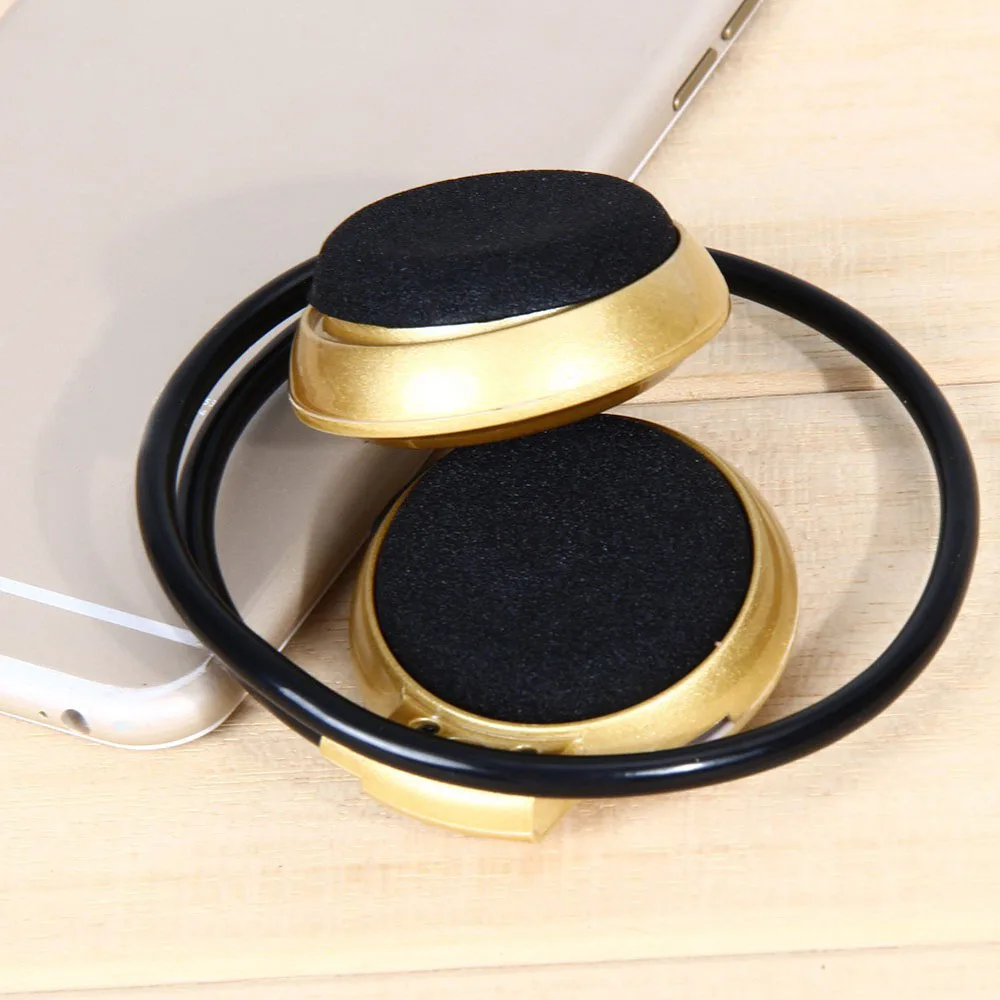Hanging Neck Wireless Bluetooth Earphone HD Stereo Headsets Music For Xiaomi iPhone Universal Earbuds Mini Fold Sports TF Card