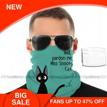 

Anime Cat Mouth Face Mask Kiki's Delivery Service Facial Mask with Filters Beautiful Adult Polyester Mask