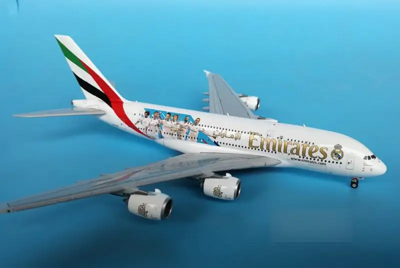 GeminiJets Emirates Airlines A380 A6-EUG 1/400 литья под давлением модель самолета