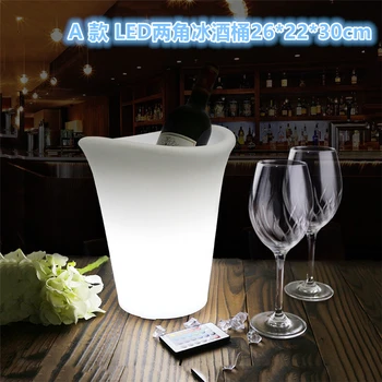 

JXYINDUSTRIAL LED Ice Bucket Champagne Wine Beer Cooler Xmas Party